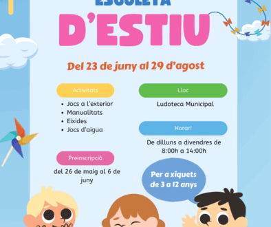 Cartel actividades de verano infantil moderno colorido - 1