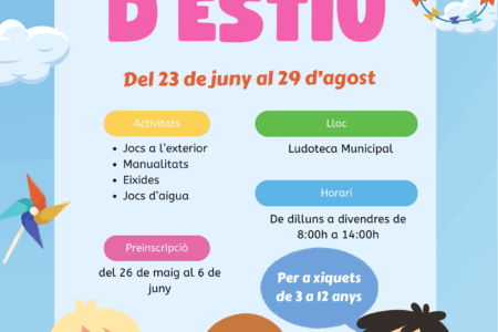 Cartel actividades de verano infantil moderno colorido - 1